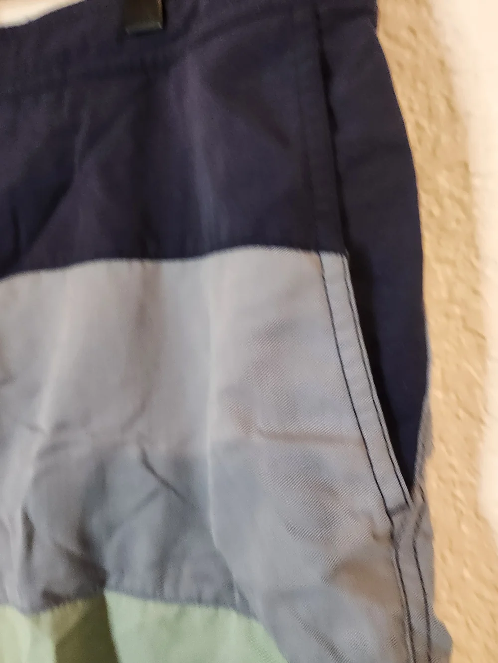 Crew Men’s Swim Shorts Board Trunks Casual Swim Wear Size 33 Blue Gray